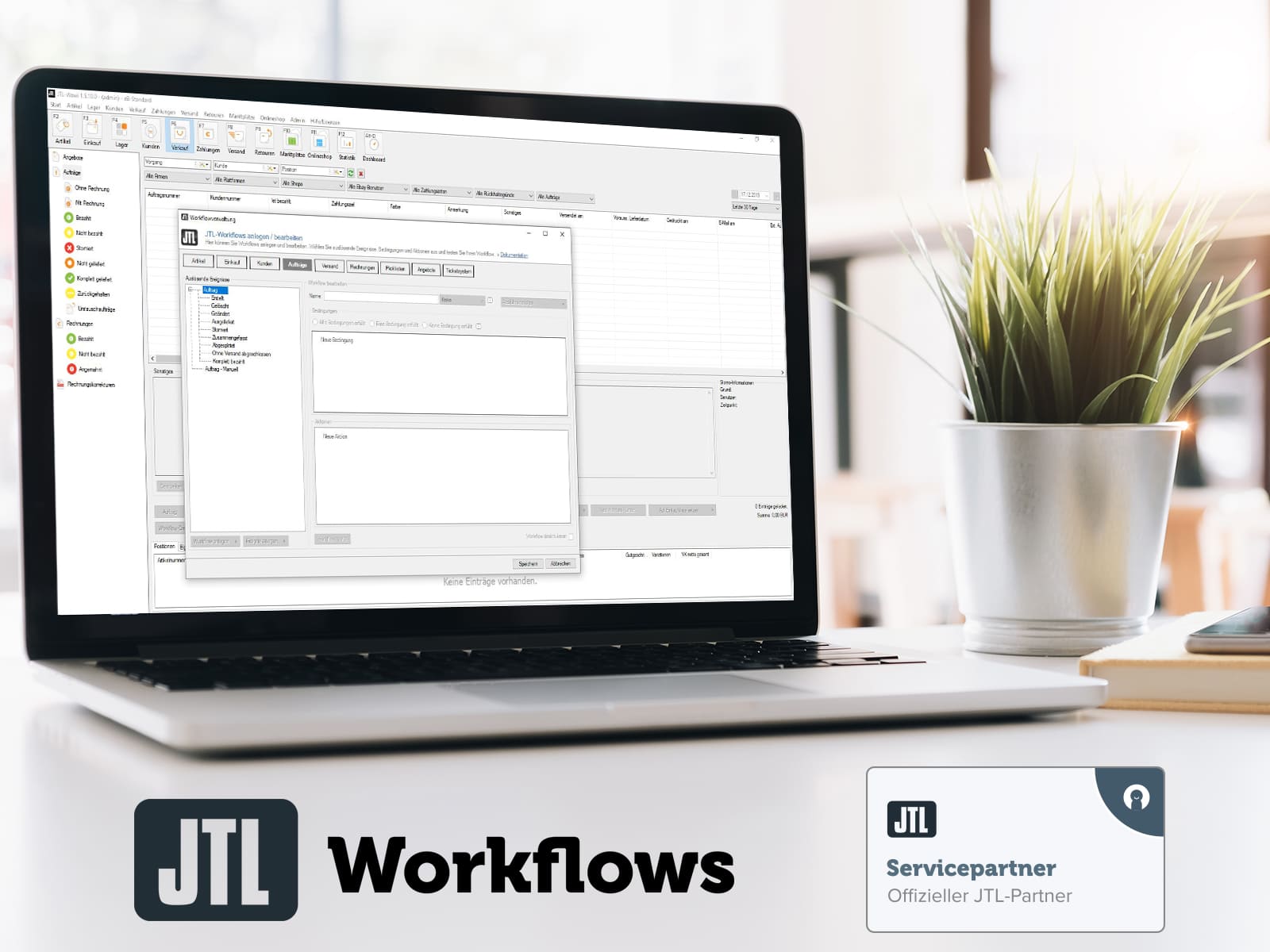 JTL Workflows Einrichtung